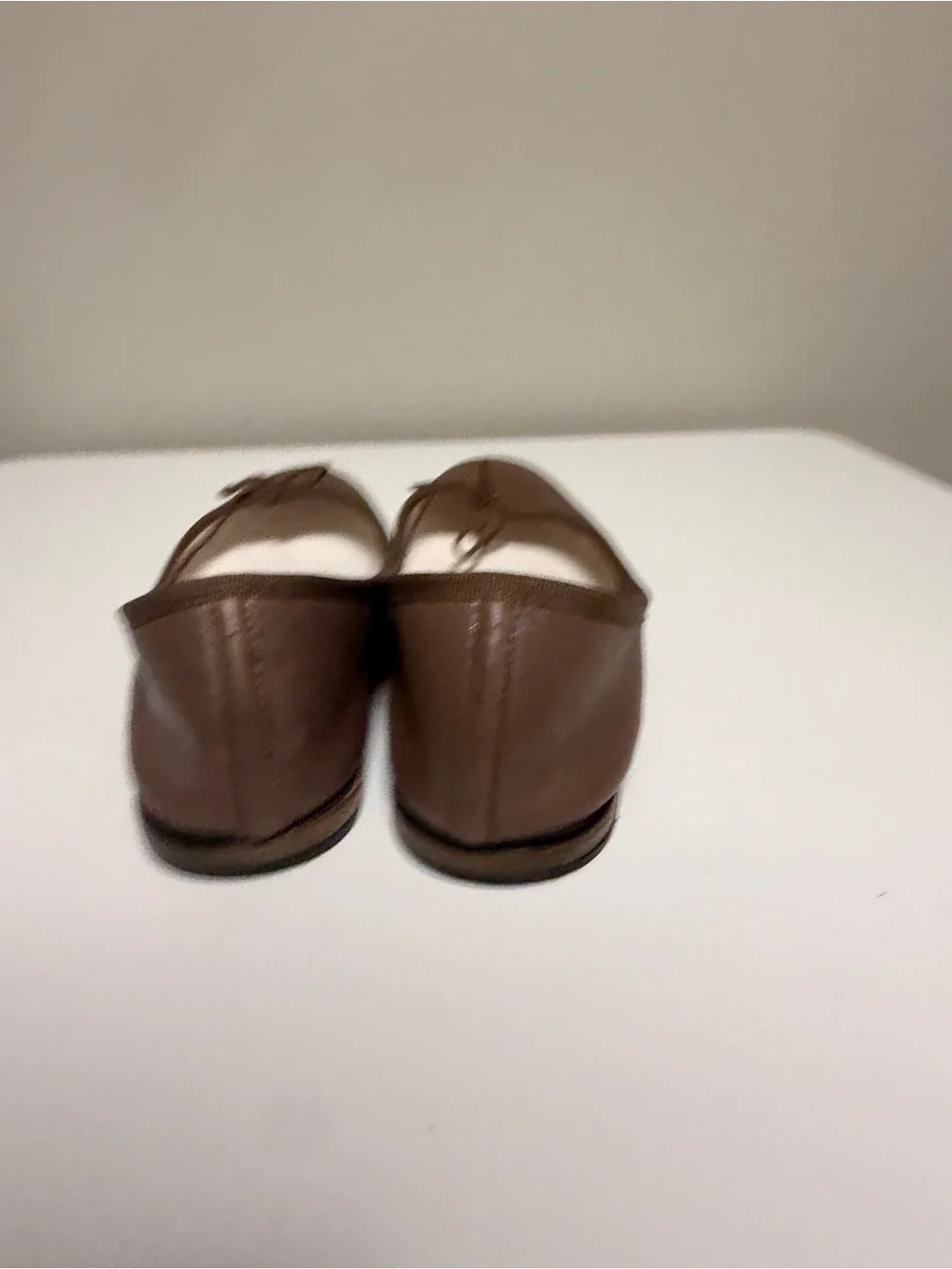 Repetto Cendrillon Ballet Flats Ristretto Brown Leather Women’s EU 41 US 10
